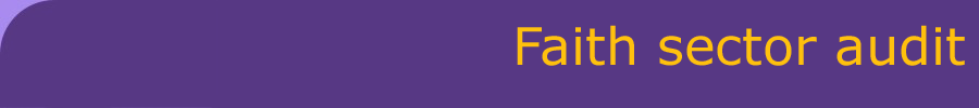 faith sector audit
